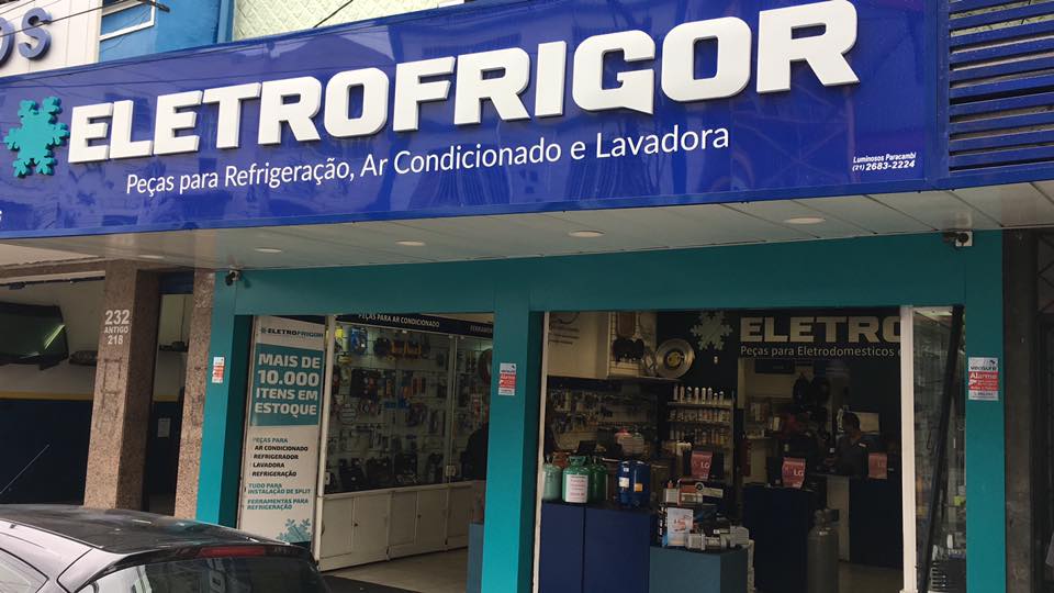 Loja da Eletrofrigor em Niterói, rede comandada pela empresária Graciele Davince Pereira